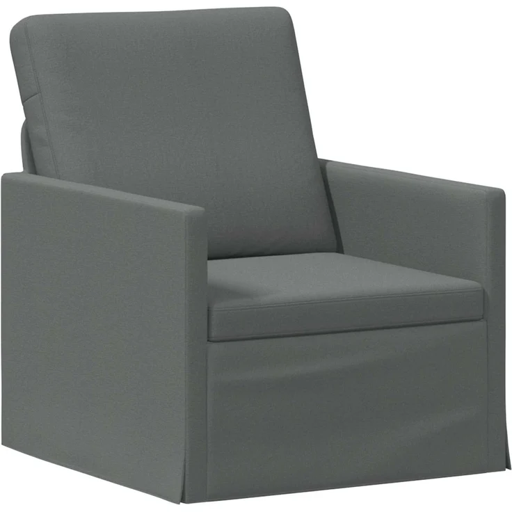 vidaXL Sofa-Set 2 pcs Dunkelgrau Stoff 3433149 – Bild 2