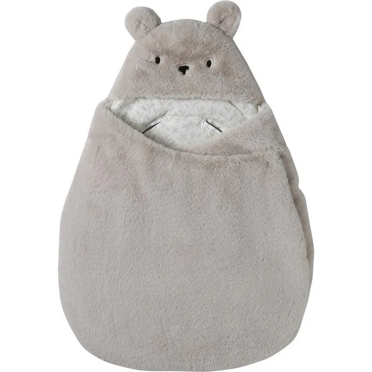 vertbaudet Fußsack 2-in-1 Baby Ausfahrsack/Wickelunterlage, Plüsch, 1er-Pack – Bild 5