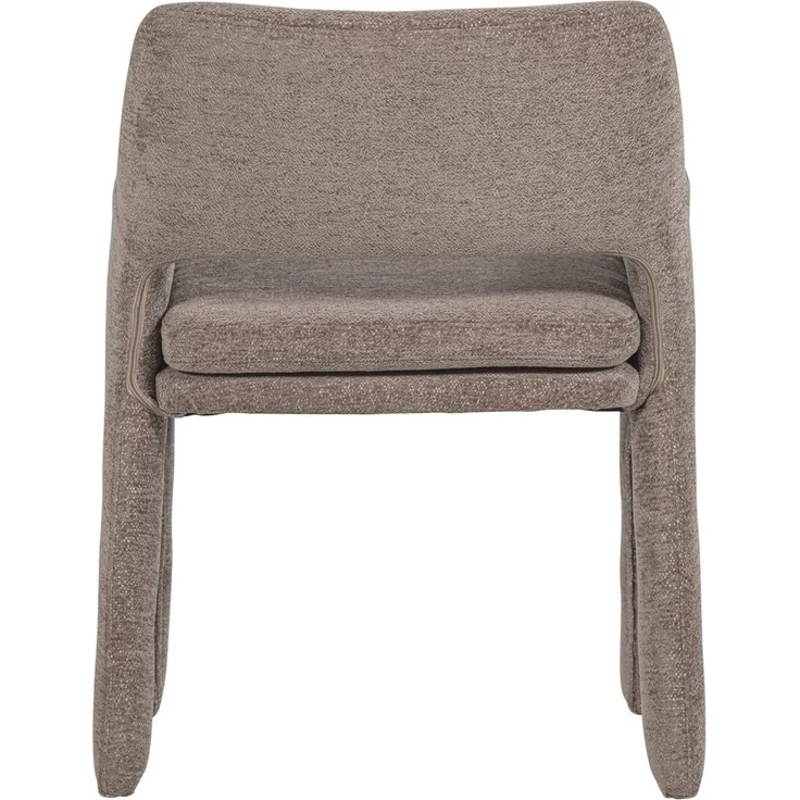 Armlehnstuhl Bigfoot - Chenille-Stoff Taupe – Bild 3