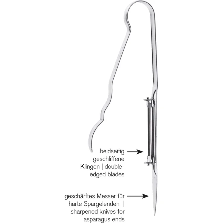 Spargelschäler verchromt Monopol – Bild 7