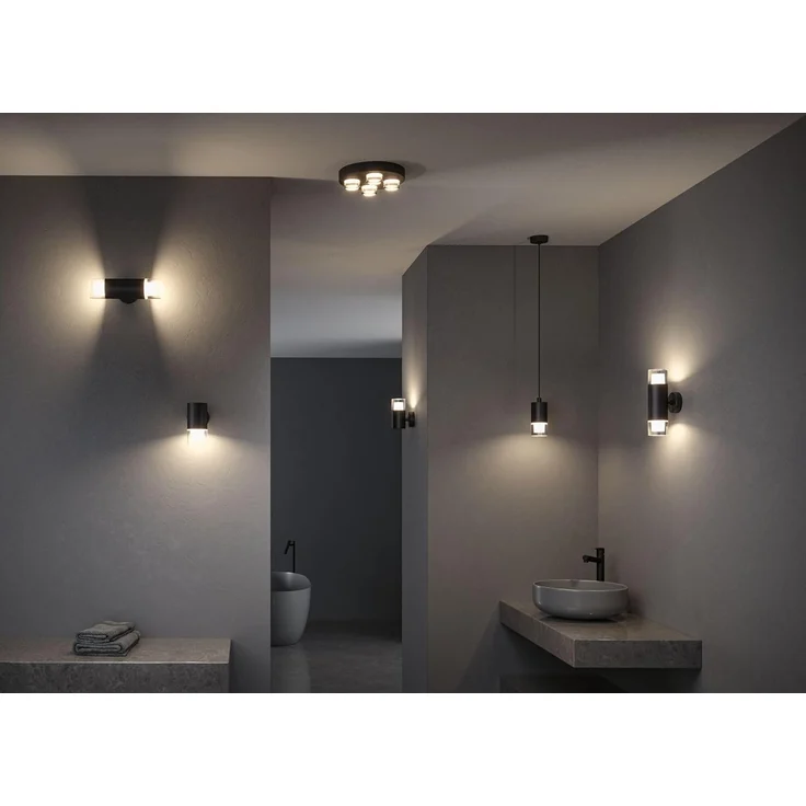 Paulmann 79997 LED Pendelleuchte Kame Schwarz 3-Step Dim IP44 – Bild 9