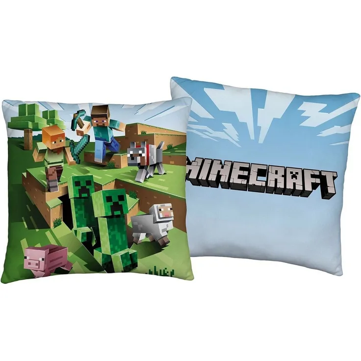Minecraft Kuschelkissen 40 x 40 cm aus Polyester