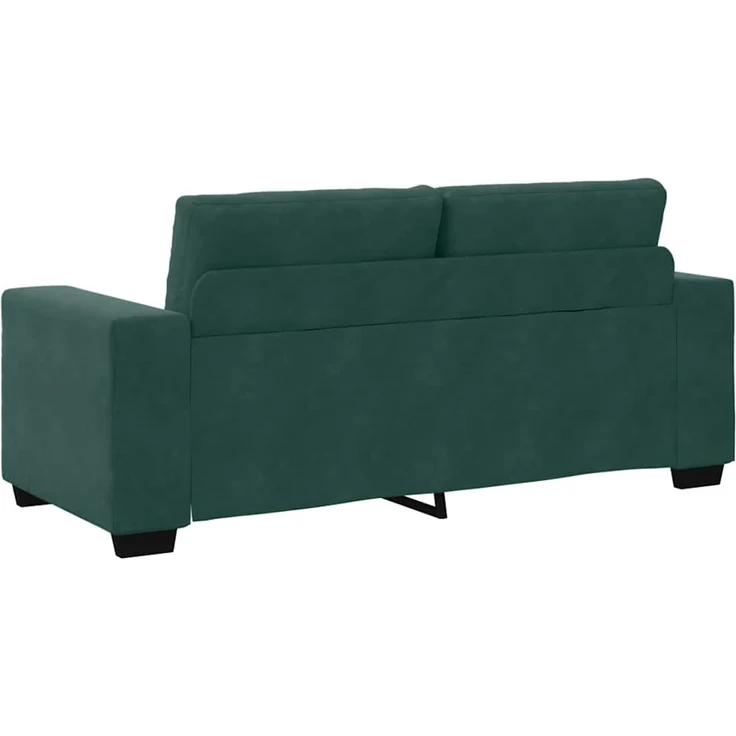 vidaXL Zweisitzer-Sofa Dunkelgrün 180x77x82 cm Samt 4105124 – Bild 6