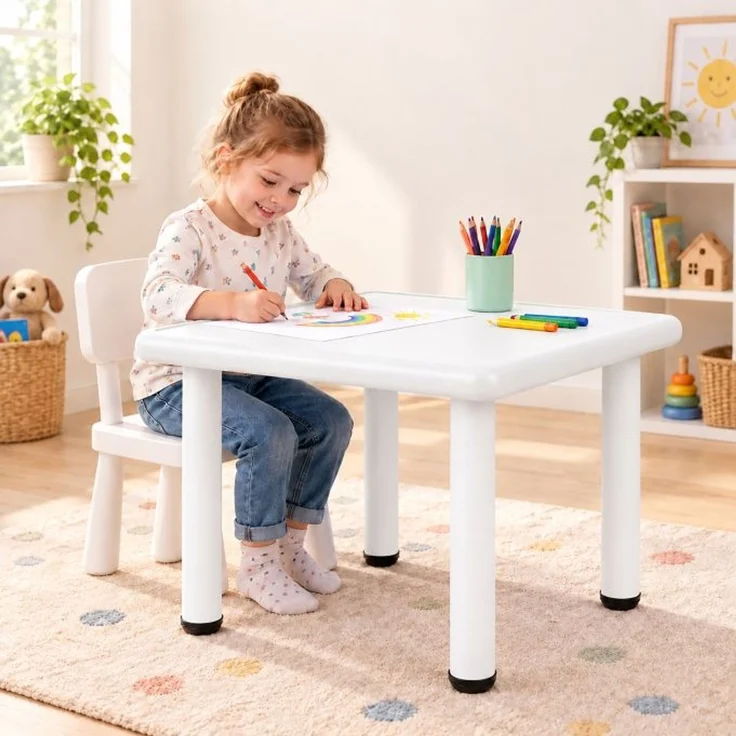 Relaxdays Kindertisch Indoor & Outdoor – Bild 2