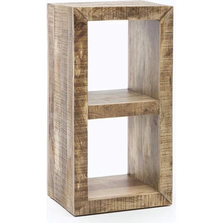 'Rusti' Standregal, Mango Massivholz, 45 x 35 x 90 cm