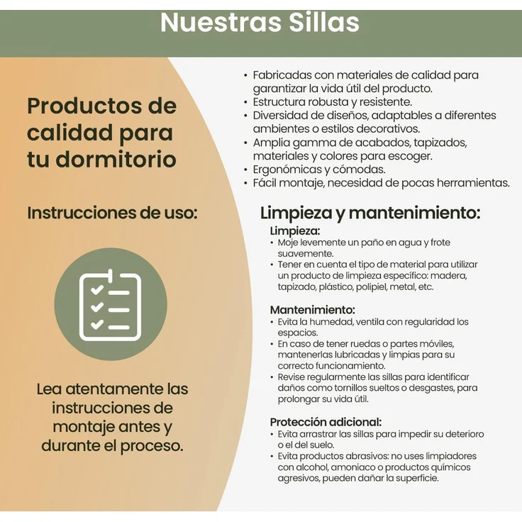 Homey, Skandinavische gepolsterte Stühle für Küche, Wohnzimmer oder Esszimmer, Modell Sena, Holzbeine, praktisch und funktional, einfache Montage, Grau – Bild 7