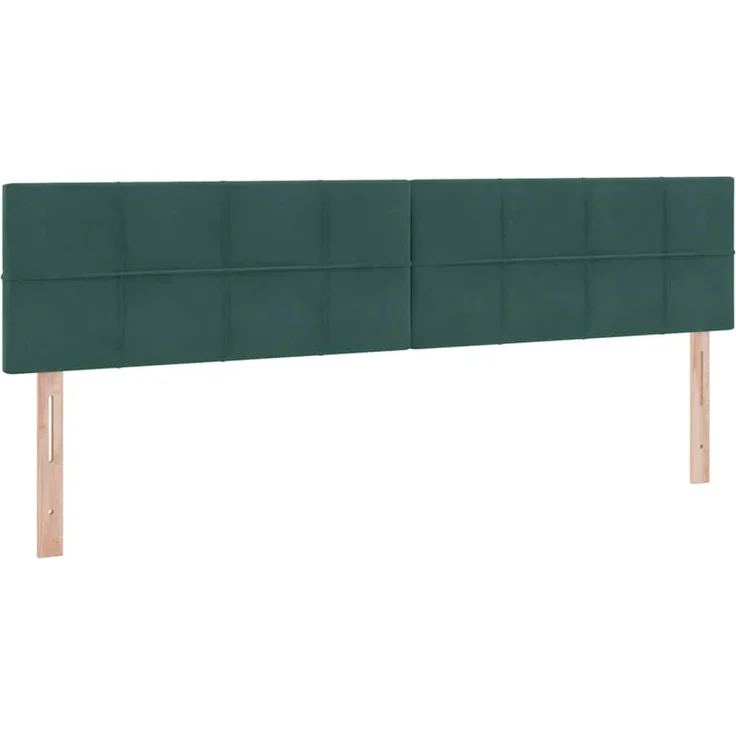 vidaXL Aufbewahrungsbett mit Kopfteil Dunkelgrün 200 x 200 cm Samt 3370782 – Bild 9