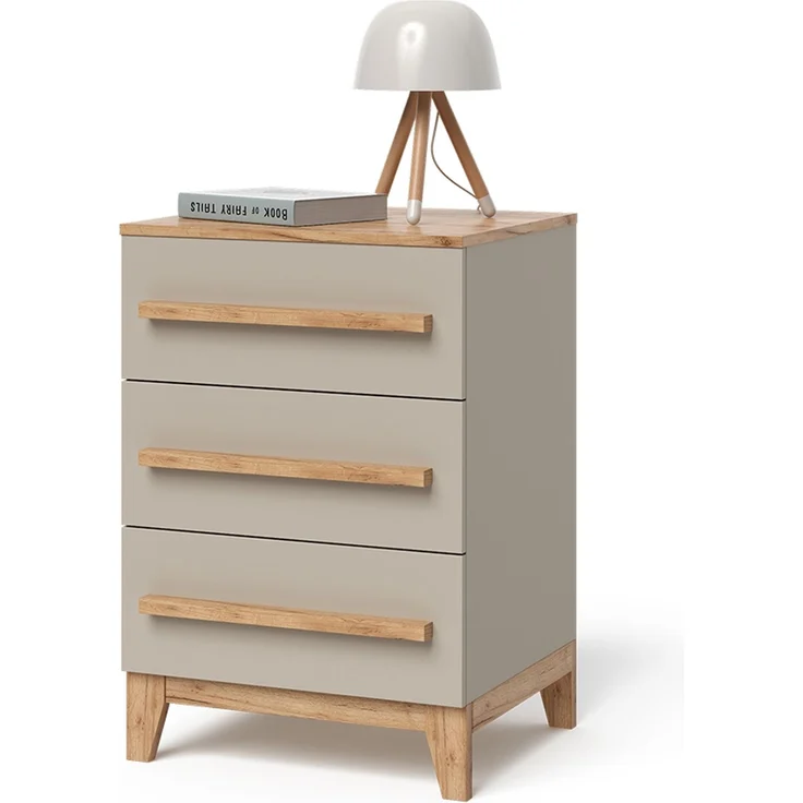Kommode Malia Cashmere 60 x 88 cm mit 3 Schubladen Vitalispa – Bild 6