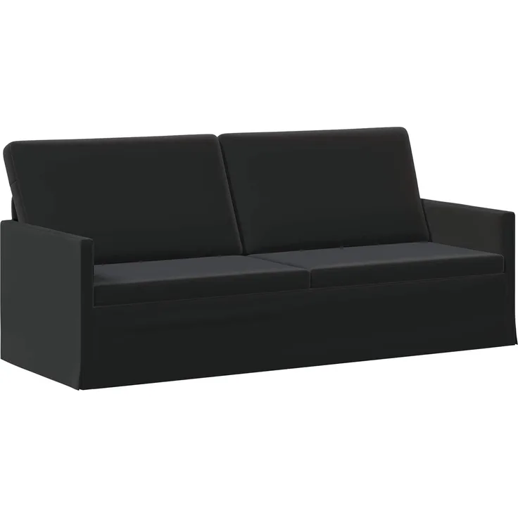 vidaXL 3-Sitzer Sofa Schwarz 190 x 81 x 82 cm Samt (V) 42041126