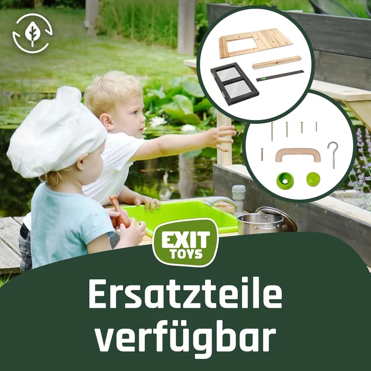 EXIT Yummy 200 hölzerne Küche für draußen - Naturel – Bild 6