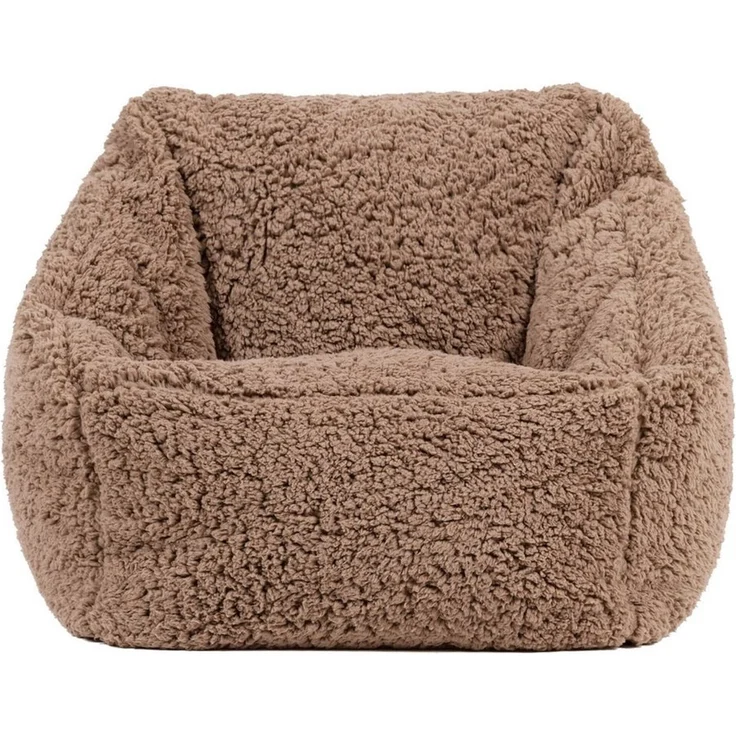 icon Sitzsack Flauschig für Kinder „Teddybär“, 55x44cm, Made in Germany, für Kinderzimmer – Bild 3