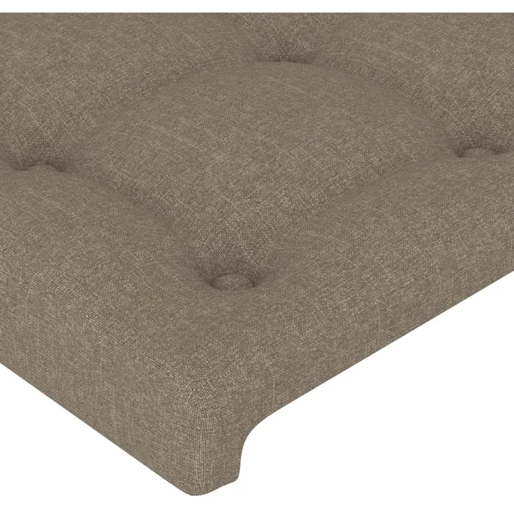 vidaXL Kopfteile 4 Stk. Taupe 100x5x78/88 cm Stoff 3116792 – Bild 4