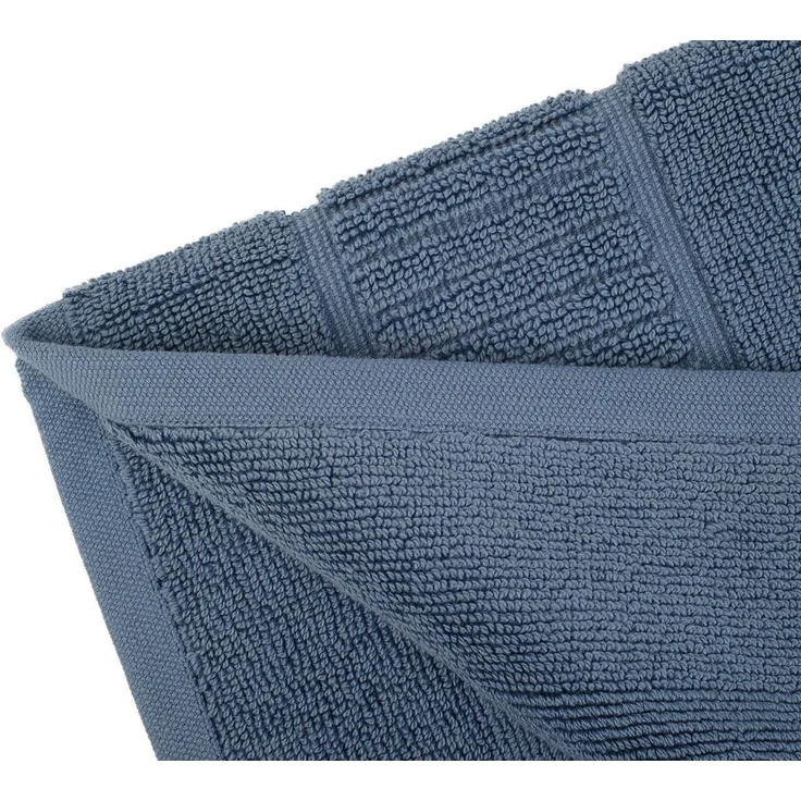 Gözze Badematte BIO Frottier, Höhe 7 mm, beidseitig nutzbar, fußbodenheizungsgeeignet, Baumwolle (Bio-Baumwolle), rechteckig, Badvorleger, Frottier-Qualität, mit Bordüre – Bild 2