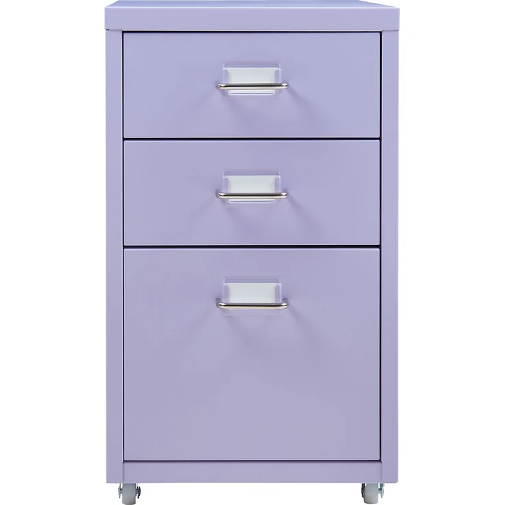 Rollcontainer Kökar mit 3 Schubladen 48x28x41 cm Lila [en. casa] – Bild 5