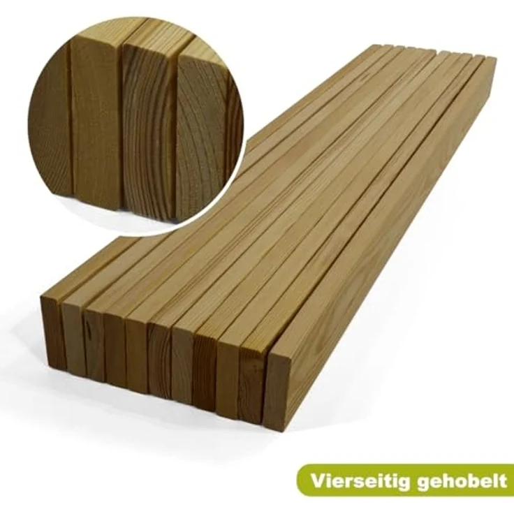 Lattenrost Lattenrost Rollrost Bettrost Lattenrahmen Kiefer Holz Massiv Bett, Furnify – Bild 3