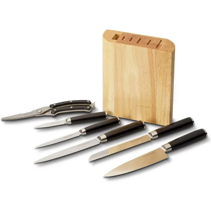 ECHTWERK Messer-Set Echtwerk Damastmesser Set, 7-TLG Messerset inkl. Geflügelschere (7-tlg)