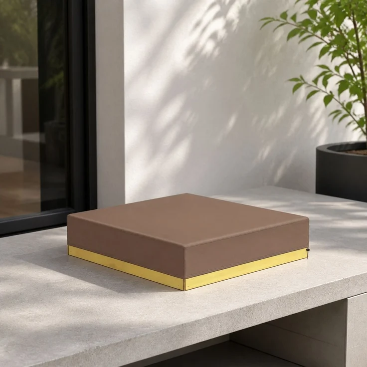 Sandkastenabdeckung, Braun, 150 x 150 x 20 cm – Bild 2