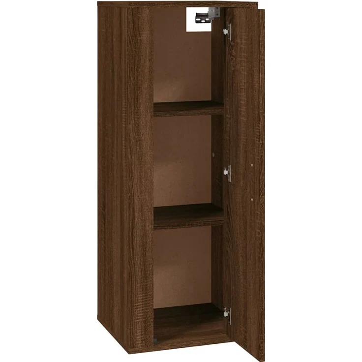 TV-Wandschrank, TV-Hängeboard Fernsehschrank Braun Eichen-Optik 40x34,5x100 cm – Bild 5