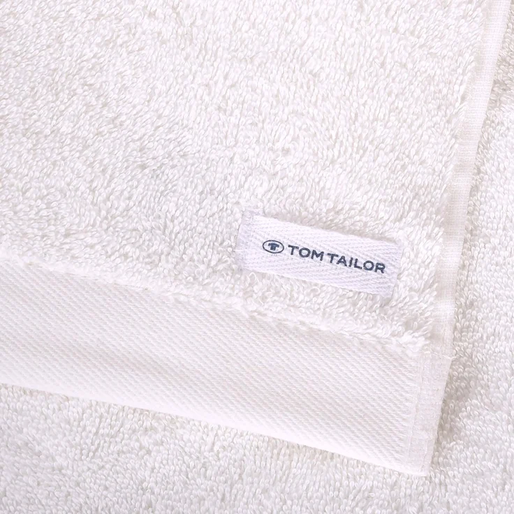 TOM TAILOR Gästehandtuch, 6er Pack - Color Bath Guest Towel, Frottier, Baumwolle Weiß 30x50cm – Bild 2