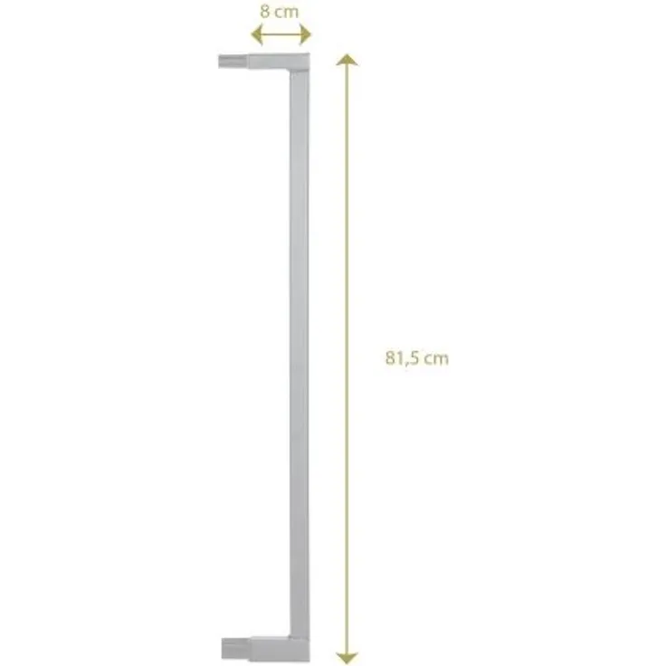 Geuther Verlängerung EASYLOCK PLUS | Passung: 72 cm | stabile Erweiterung | sichere Steckverbindung | ohne Bohren | geeignet für alle Easylock Gitter | kombinierbar mit Zusatzklemmensets | Anthrazit