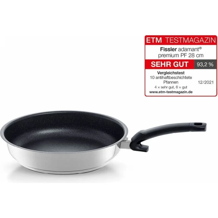 Fissler 'Adamant® Premium' Pfanne, Edelstahl, 28 cm Ø – Bild 3