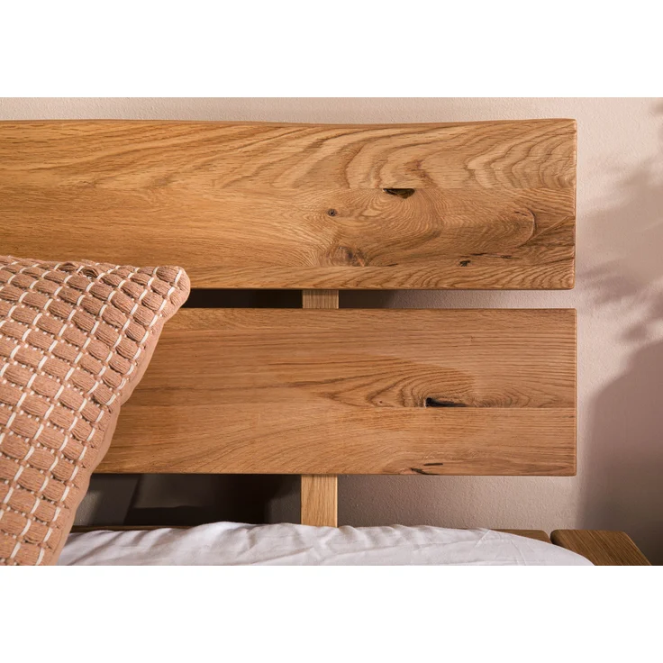Bett mit Bettkasten Wildeiche 180x200 natur geölt INNSBRUCK #280 – Bild 6