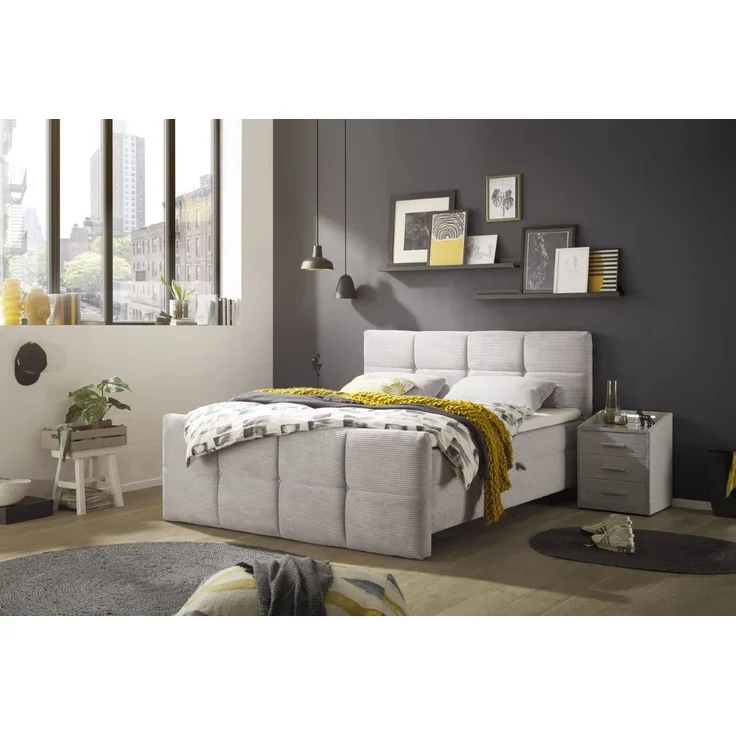 Boxbett Tijuana mit Bettkasten Breitcord – Bild 1