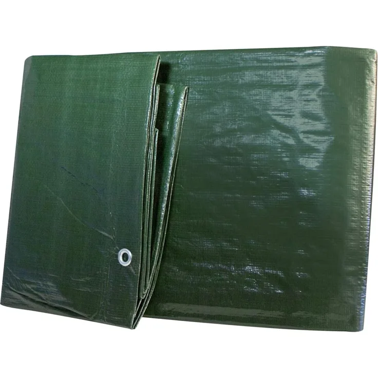 Windhager Schutzplane MEDIUM, Holz-Schutzplane, Allzweckplane, Abdeckplane für Draußen, Gewebeplane, Grammatur 100 g/m², 3 x 4 m, 07031