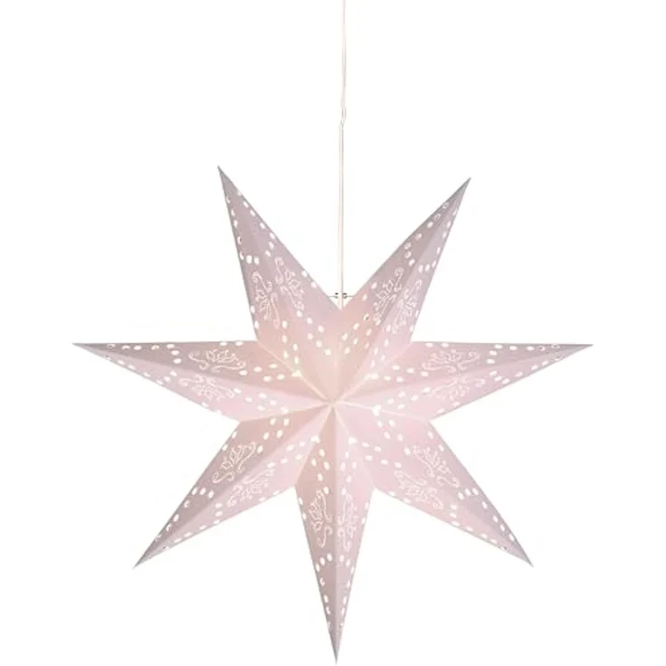 Star Romantic Papierstern, Papier, weiß – Bild 2