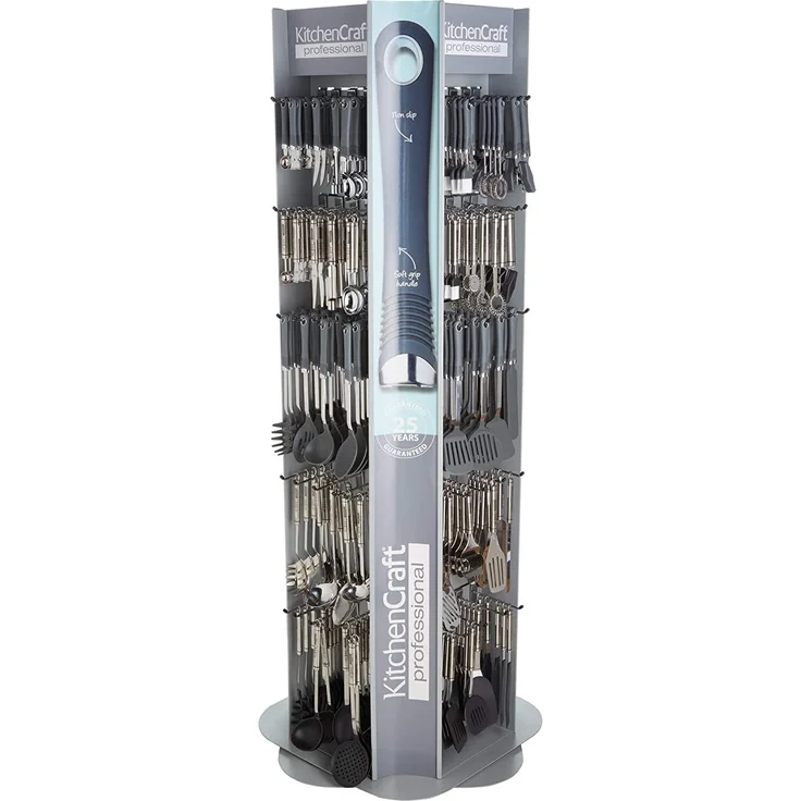 KitchenCraft 'Professional' Fleischgabel, kurzer ovaler Griff, spülmaschinenfest, Edelstahl Silber, 25cm – Bild 3