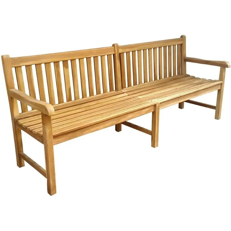 XXL Premium Teak Gartenbank Sitzbank Holzbank Teakbank Parkbank nachhaltig 220cm