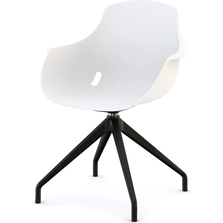 ASSMANN Schalenstuhl Consento Triest Schwarz 63x56x83cm Kunststoff – Bild 3