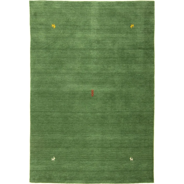 Gabbeh Teppich - Indus »Deluxe« 240 x 170 cm - grün – Bild 1
