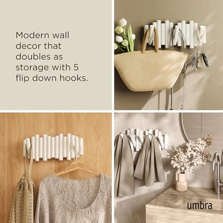 Umbra Wandgarderobe Umbra Picket Wandgarderobe mit 5 Haken – Bild 5