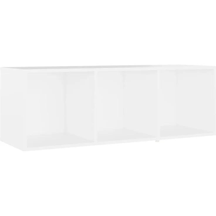 3 pcs TV-Schrank, Fernsehschrank Weiß 107x35x37 cm Holzwerkstoff – Bild 4