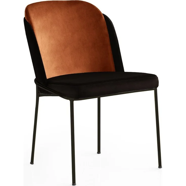 Skye Decor 'DR - 147 V4' Stuhlset (4-teilig), Bronze / Schwarz, 54 x 86 x 55 cm – Bild 2