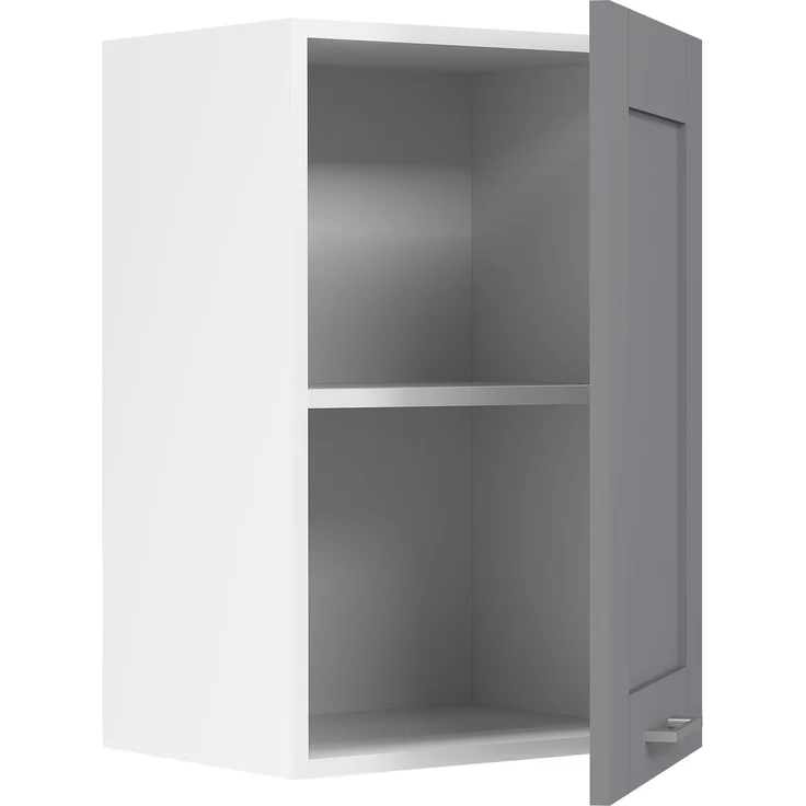 VCM Küchenmöbel Hängeschrank Colura 919366 Weiß / Anthrazit H. 60 x B. 40 x T. 31 cm – Bild 4