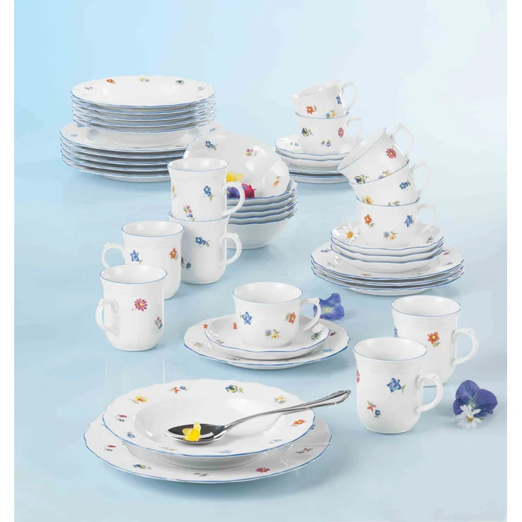 Seltmann Weiden Sonate Nostalgie Henkelbecher 290 ml 6er Set – Bild 3