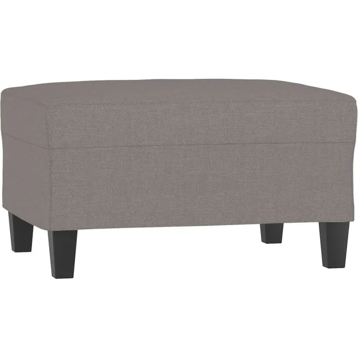 vidaXL Fußhocker Taupe 70x55x41 cm Stoff 349354