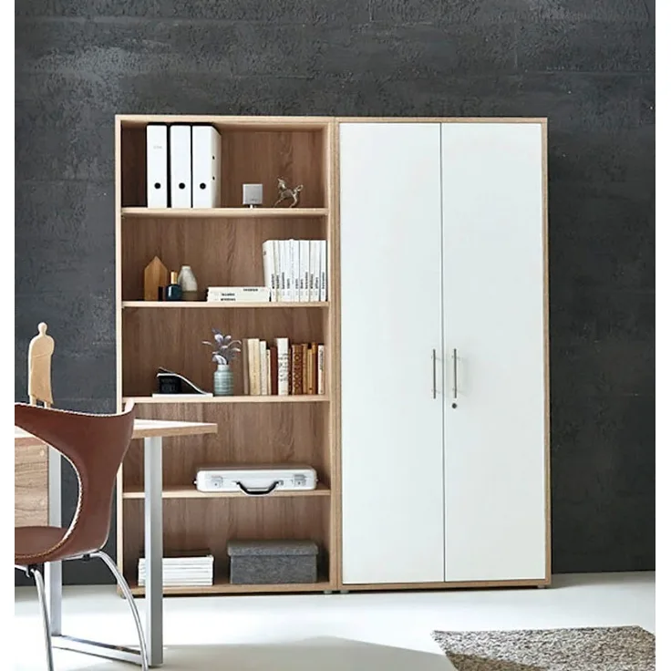 BMG Möbel Aktenschrank Office Edition Schrankwand 1 hoch abschließbar, in verschiedenen Farben