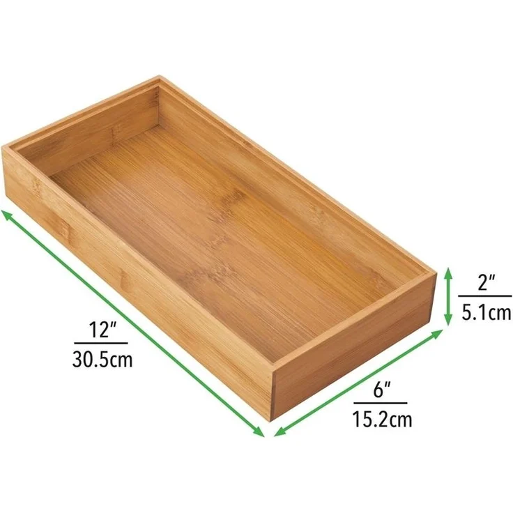 mDesign Aufbewahrungsbox Schubladenbox Organizer Besteckkasten 4er Set – Bild 2