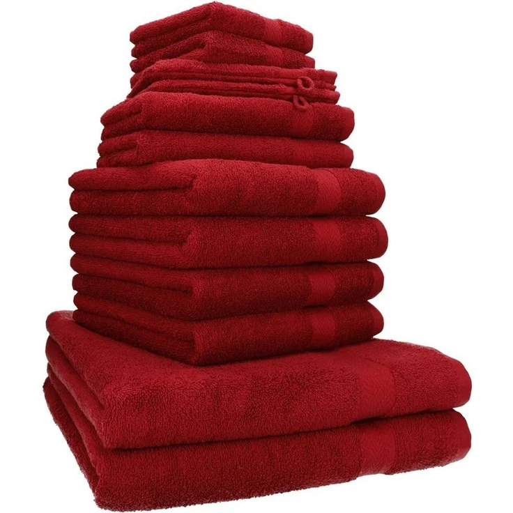 Betz Handtuch Set 12er Handtuch-Set PREMIUM, 100% Baumwolle (Set, 12-St), 2 Duschtücher 4 Handtücher 2 Gästetücher 2 Seiftücher 2 WH – Bild 1