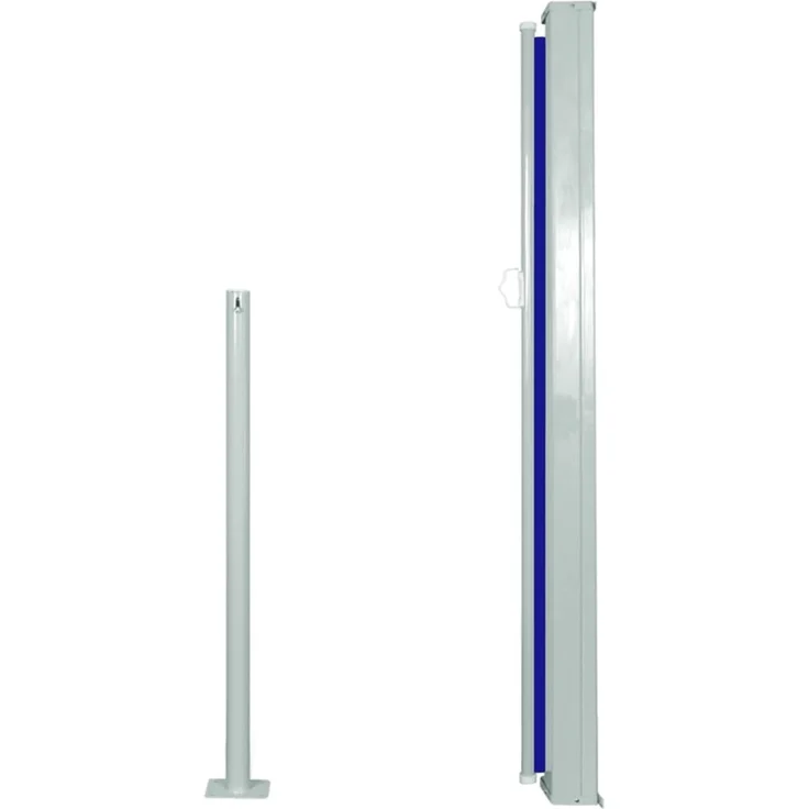 vidaXL Ausziehbare Seitenmarkise 120x300 cm Blau 45361 – Bild 2