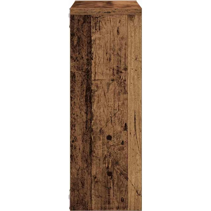 vidaXL Wandregal Altholz-Optik 45x16x45 cm Holzwerkstoff 856071 – Bild 4