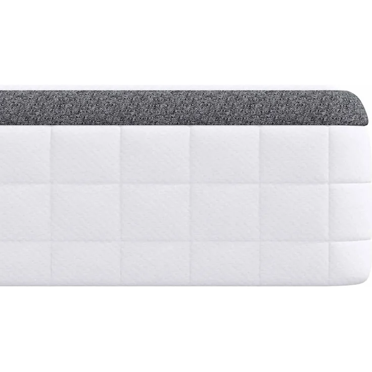 vidaXL Matratze Weiß und Grau 90 x 200 cm Bonell Feder 4106439 – Bild 5