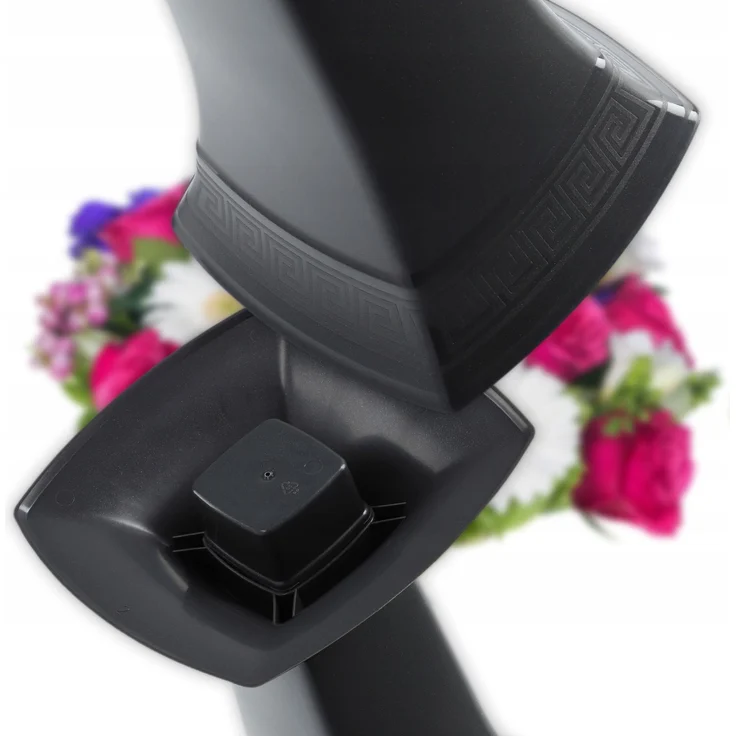 KADAX Vase für Friedhofsgrab, Grabsteinfläschchen, 30 cm, Graphit – Bild 9