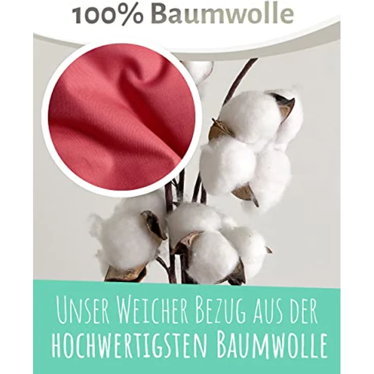 pic Bear Stillkissen Medium 170 cm, Erdbeer-rot : Erdbeer-rot – Bild 2