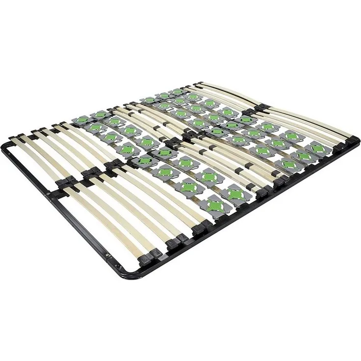 Teiltellerlattenrost IF55 - 200x200 cm, i-flair, Kopfteil nicht verstellbar, Fußteil nicht verstellbar, Für alle Matratzen geeignet