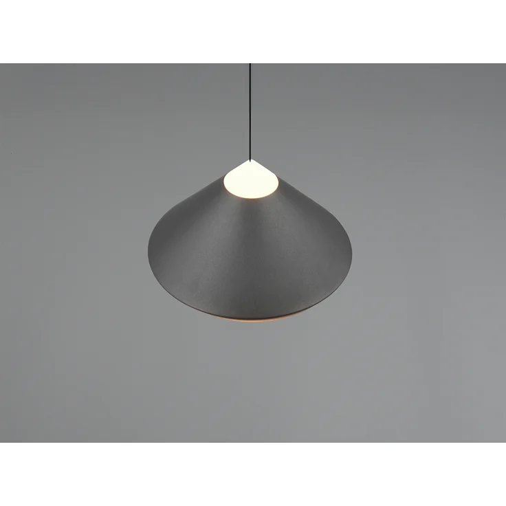 LED Pendelleuchte LAGUNA 1-flammig, höhenverstellbar, Schwarz Ø 30cm – Bild 7
