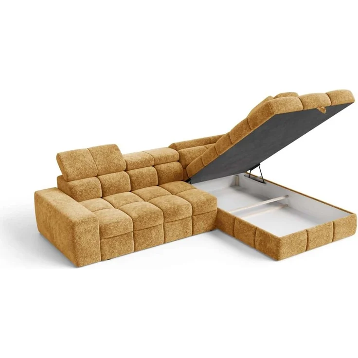 Ecksofa Bianco mit Schlaffunktion und Bettkasten | Jan-Art | verschiedene Farben erhältlich – Bild 3